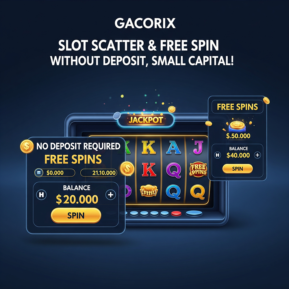 Gacorix Agen Mpo Slot Scatter & Free Spin Mpo Play Tanpa Deposit, Modal Kecil